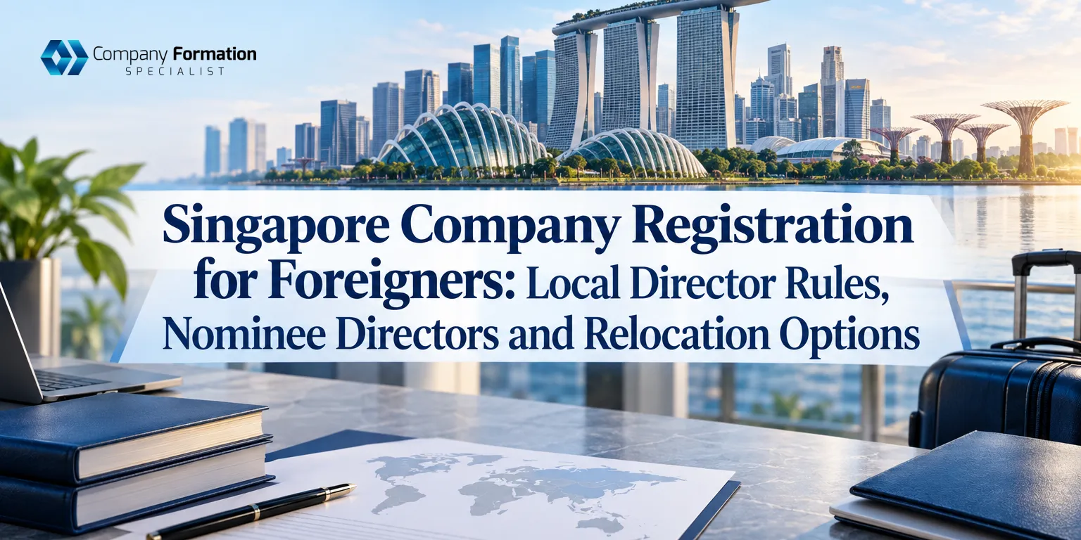 Singapore Company Registration for Foreigners: Local Director Rules, Nominee Directors and Relocation Options Singapore Company Registration for Foreigners: Local Director Rules, Nominee Directors and Relocation Options