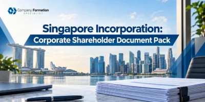 Singapore Incorporation: Corporate Shareholder Document Pack